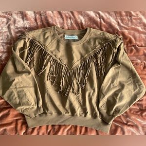 Chesea DeBoer by Lily + Lottie Fringe Pullover